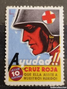 Timbres: España. 1936/1939. República Española. Sello Ayudad Cruz Roja. Nuevo **